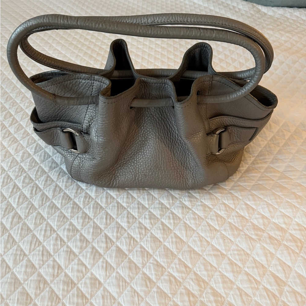 Cole Haan Dark Gray Leather Tote